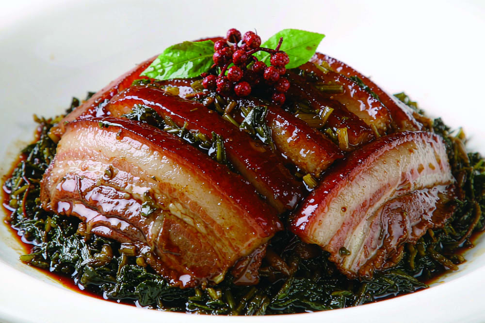 Porco com Mostarda em Conserva (梅菜扣肉) – Derretendo na Boca
