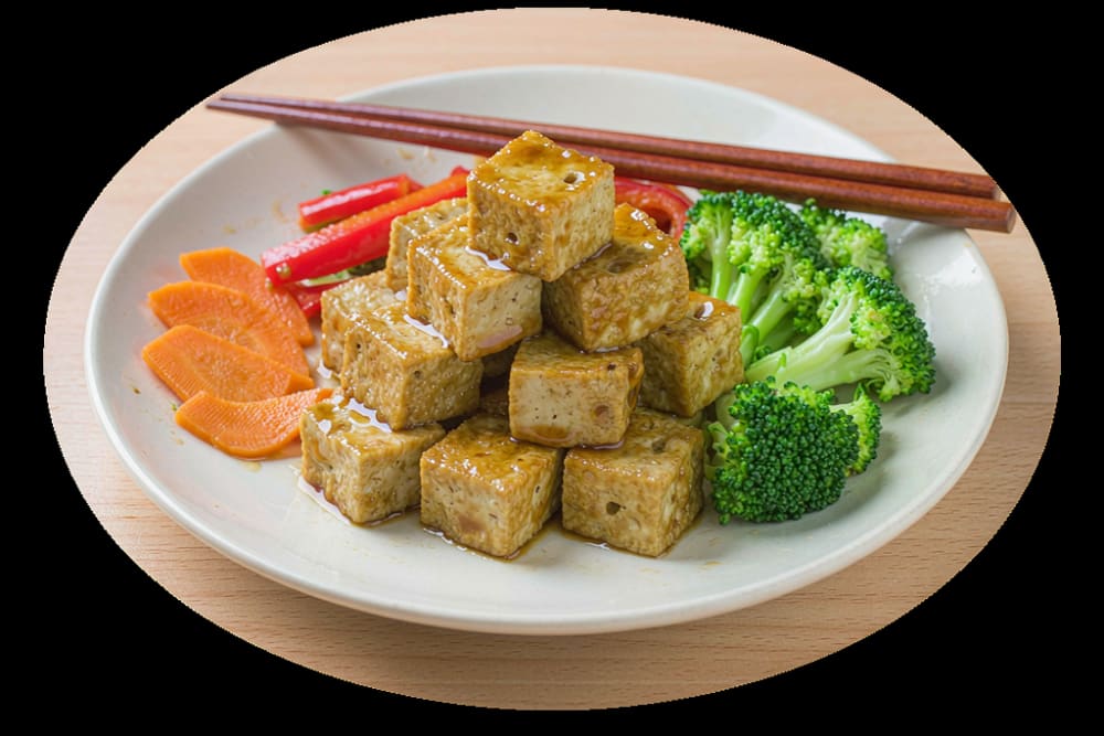 Tofu com Legumes