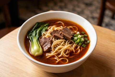 Sopa de Macarrão com Carne Bovina (牛肉面) – Reconfortante e aromática