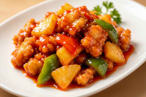 Porco Agridoce (糖醋里脊) – Tiras de Porco Crocantes no Molho Brilhante