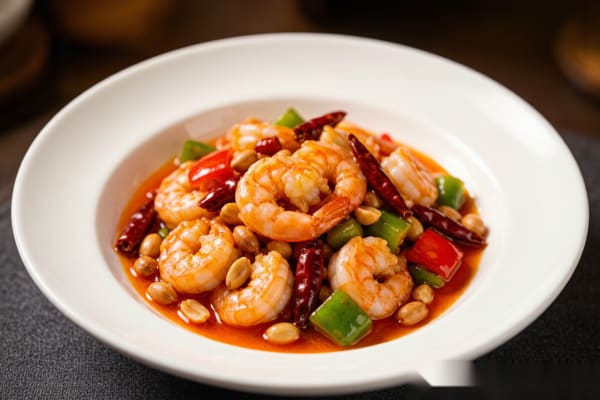 Camarão Kung Pao (宫保虾球) – Camarão Salteado com Amendoim