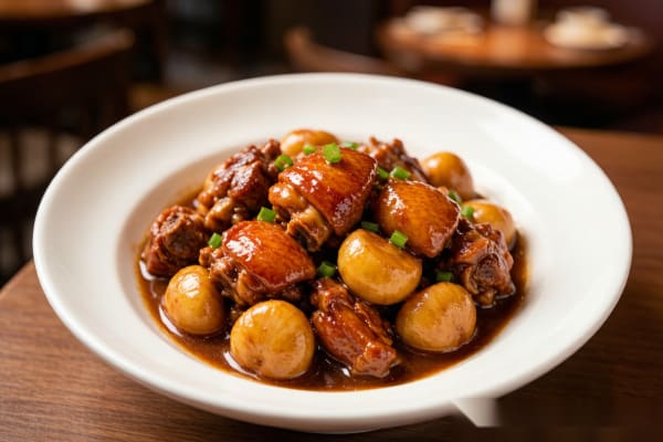 Frango com Castanha (栗子鸡) – Frango Refogado com Castanhas