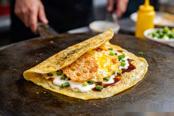 Crepes Jianbing (煎饼果子) – Crepes de Rua de Beijing