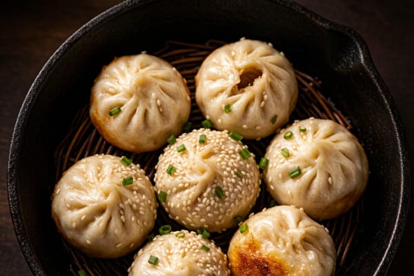 Sheng Jian Bao (生煎包) – Bolinho Frito de Xangai