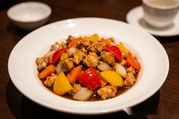 Frango Xadrez (菠萝鸡丁) – Clássico da Comida China no Brasil