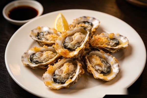 Ostras Fritas (炸牡蛎) – Ostras Crocantes em Massa Leve