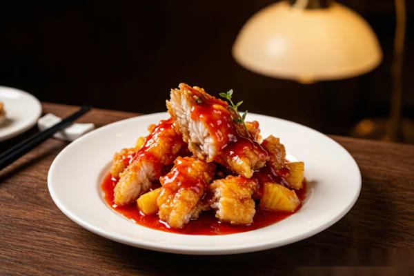 Peixe Agridoce (糖醋鱼) – Filé de Peixe Crocante com Molho Agridoce