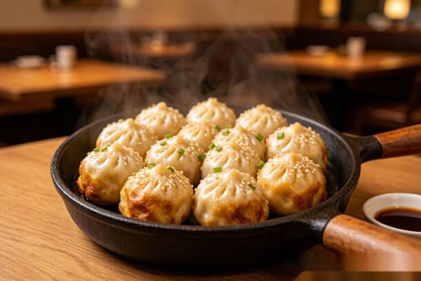 Sheng Jian Bao (生煎包) – Pãozinho Frito e no Vapor de Shanghai
