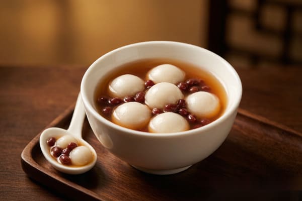 Tang Yuan (汤圆) – Bolinhos Doces de Arroz no Caldo