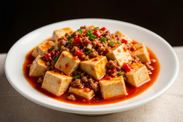 Tofu Apimentado no Estilo Hunan (湖南豆腐) – Tofu Cremoso e Ardente