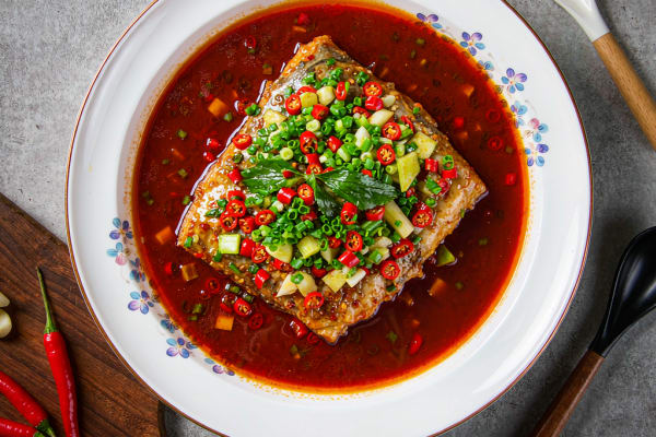 Peixe Apimentado de Fujian (福建辣鱼) – O Peixe do Litoral com Pimenta
