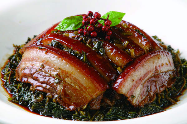Porco com Mostarda em Conserva (梅菜扣肉) – Derretendo na Boca