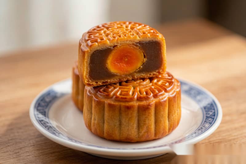 Bolo da Lua (月饼) – Pastel Tradicional de Lótus