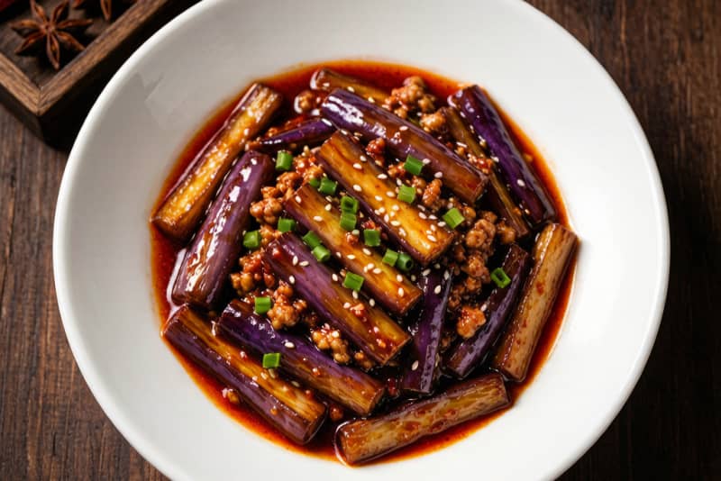 Beringela Mapo (麻婆茄子) – Beringela Picante e Untuosa