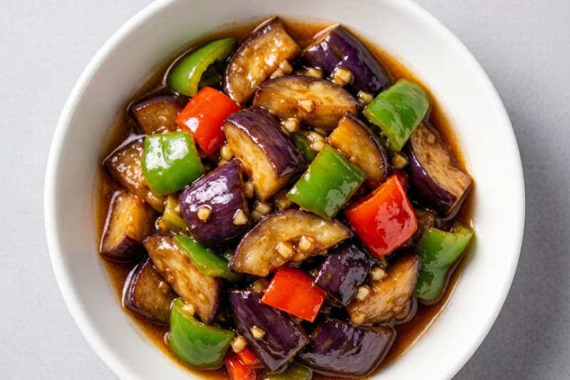 Beringela com Pimenta (虎皮青椒茄子) – Beringela Macia e Picante