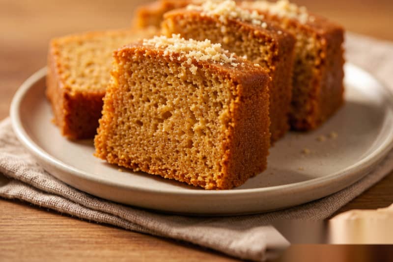 Bolo de Gengibre (姜汁糕) – Sobremesa Quente e Aromática