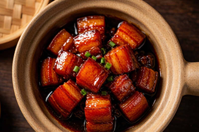 Mao Shi Hong Shao Rou (毛氏红烧肉) – Porco Braisado de Mao de Hunan