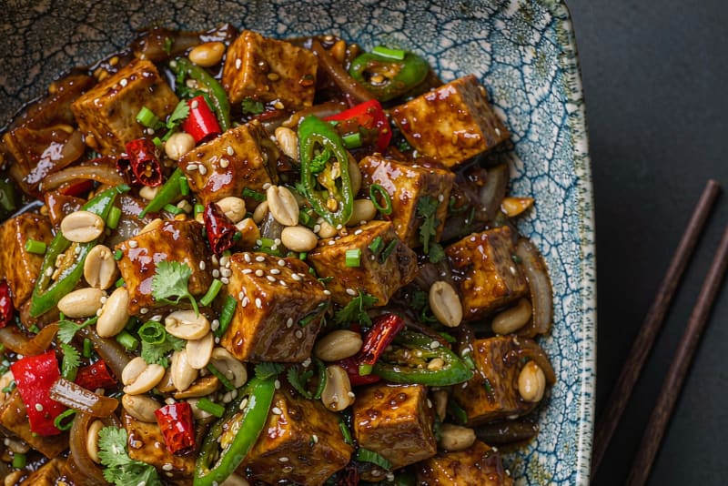Tofu Gongbao (Tofu Kung Pao)