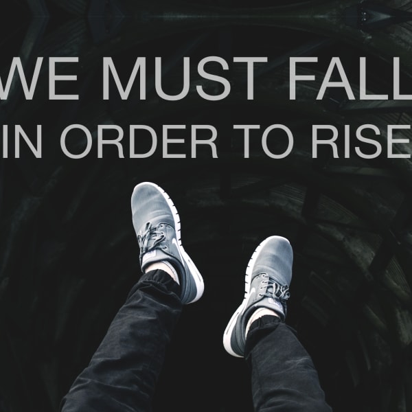 The Beginner's Paradox and the Beatitudes: We Must Fall in Order to Rise