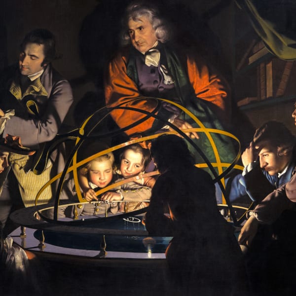 Joseph Wright of Derby, "A Philosopher Lecturing on the Orrery" (c. 1766)