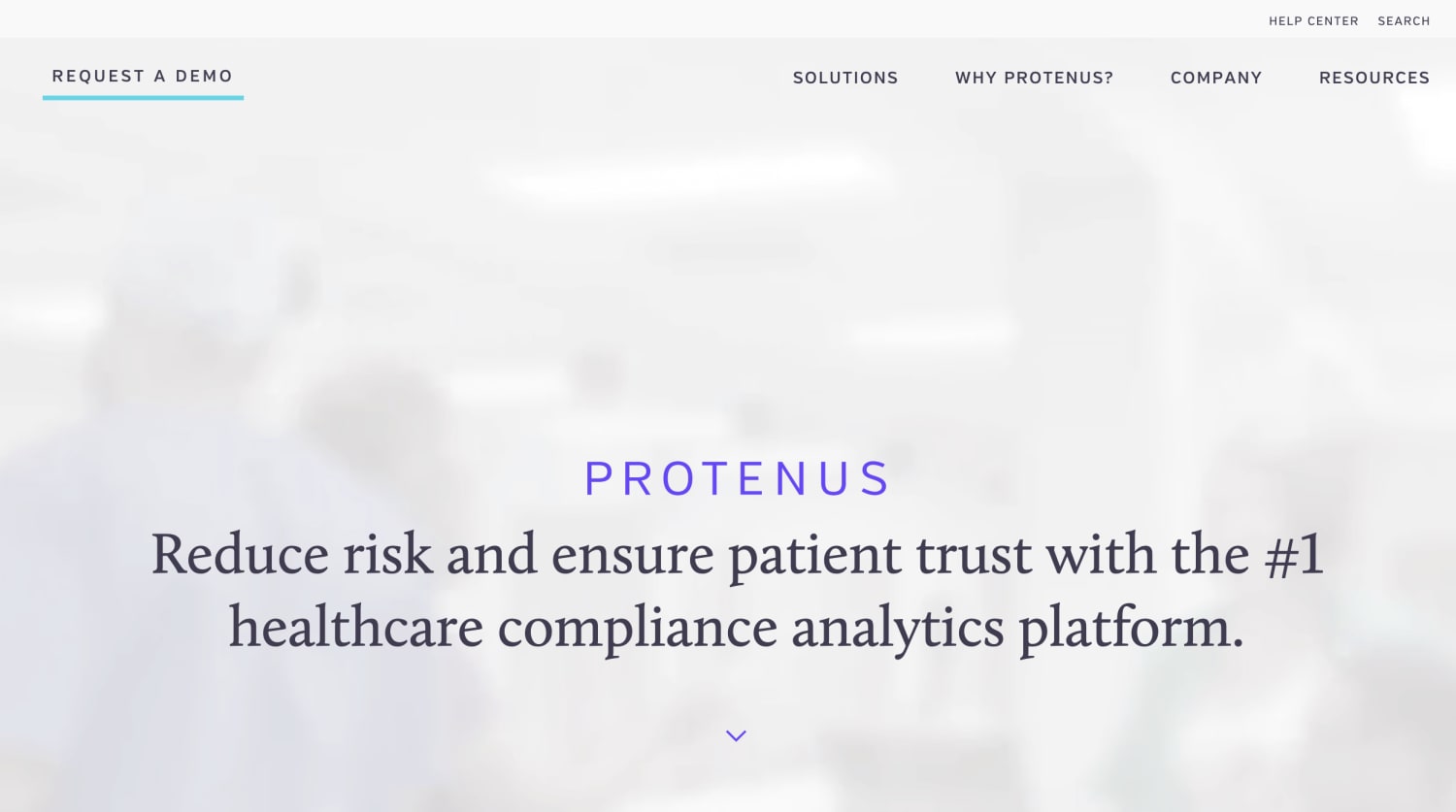 Protenus Homepage