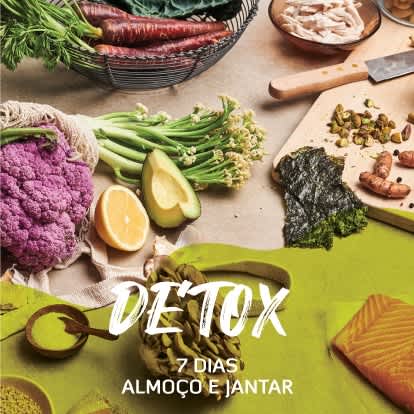 Detox | 7 dias (Almoço e Jantar)