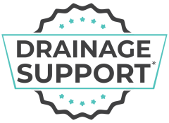 Drainage product badge