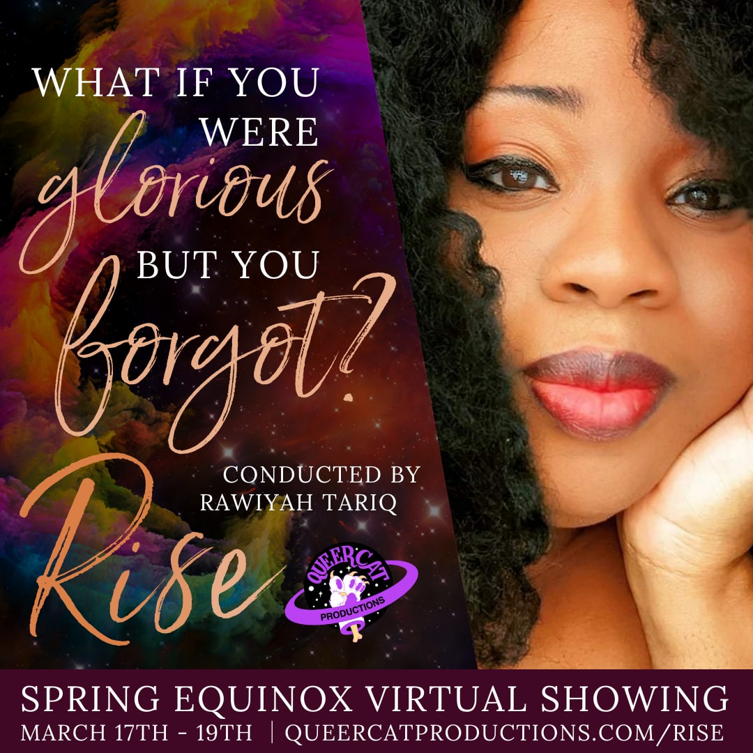 Text against a nebula background with a black overlay reads, from top to bottom: What if you were glorious but you forgot? Co