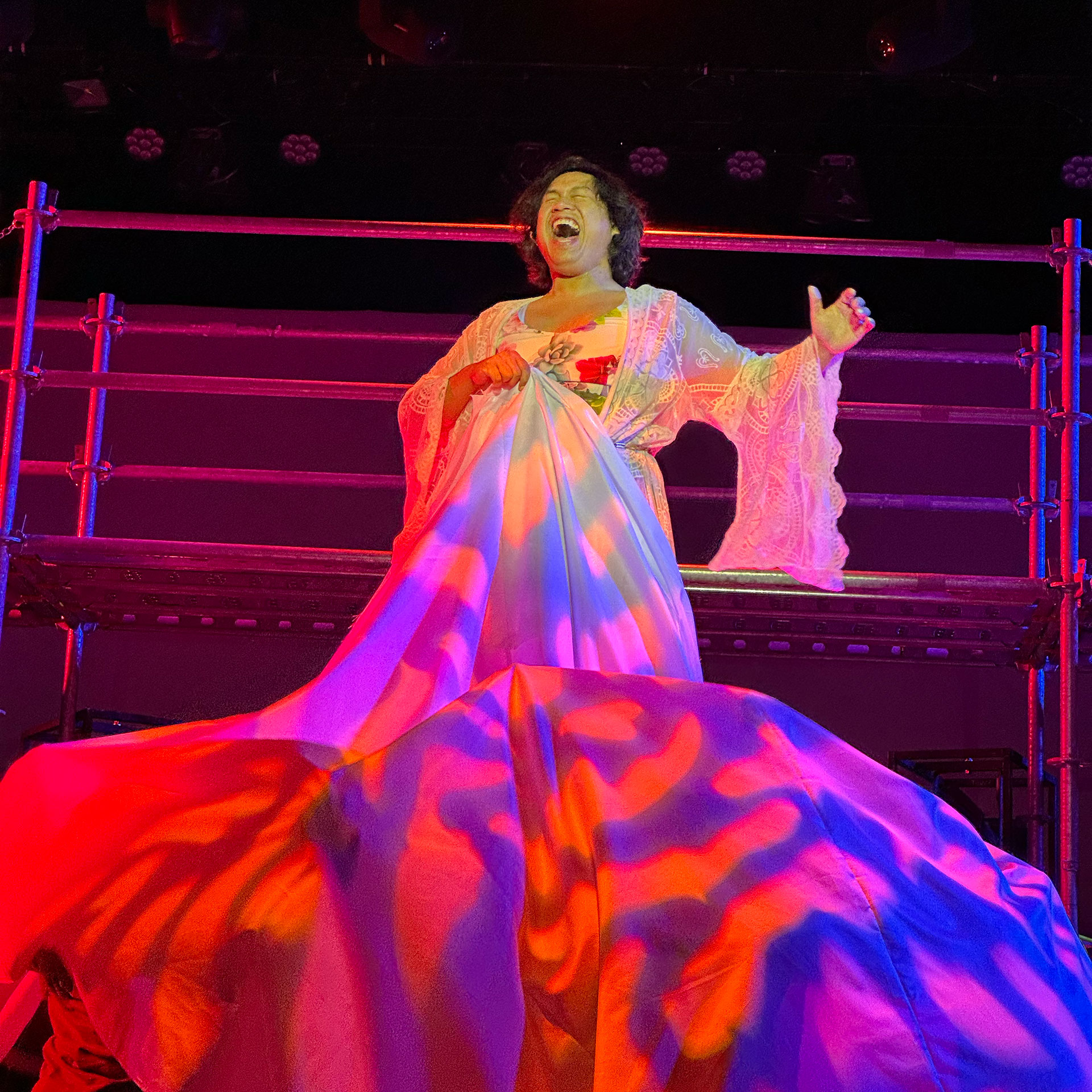 Justin Sabino as "Angel" in SBMT's production of Rent