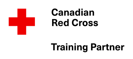 Canadian Red Cross Training Partner logo with the Red Cross and  Canadian Red Cross Training Partner wording.