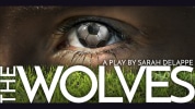 The Wolves graphic represents the intensity of the teen age soccer player, zooming in on her eye reflecting a soccer ball.