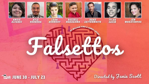 Falsettos by William Finn and James Lapine plays at The Pear Theatre in Mountain View June 30 through July 23