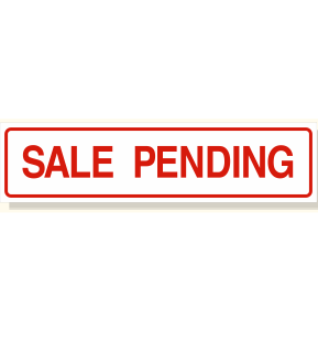 SALE PENDING sign rider