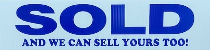 6X24 Sign Rider provided by Williamson County Association of Realtors®