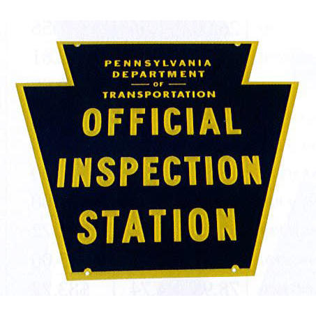 Safety Inspection Sign Only