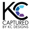 Captured by KC Designs logo