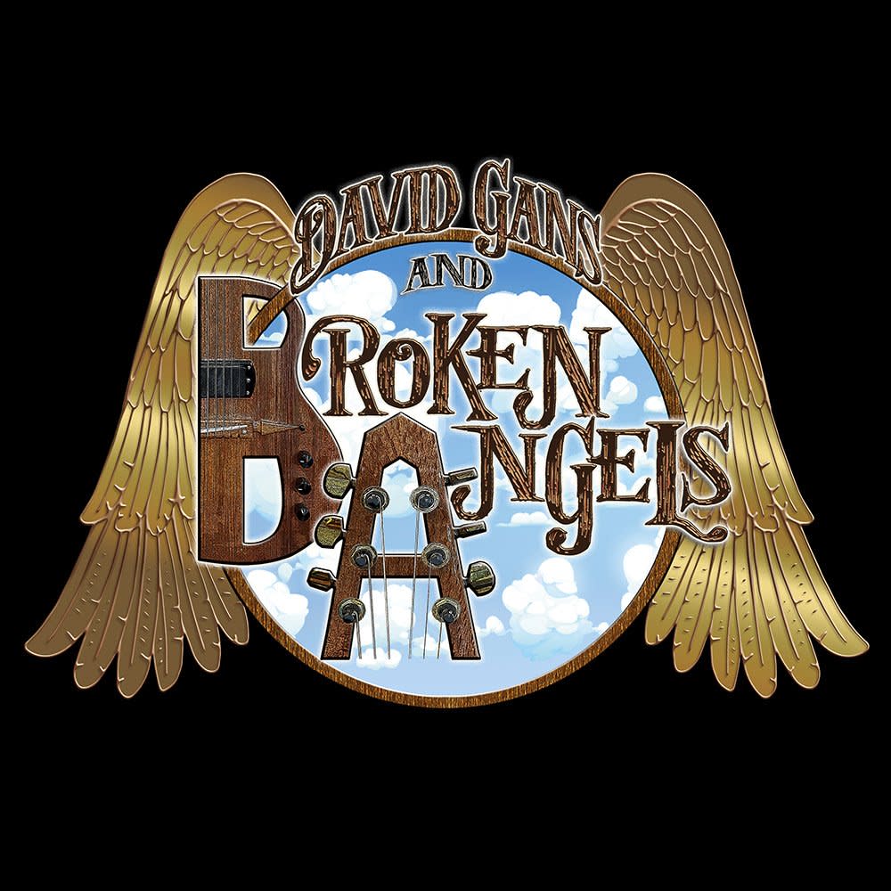 "David Gans and the Broken Angels" band logo