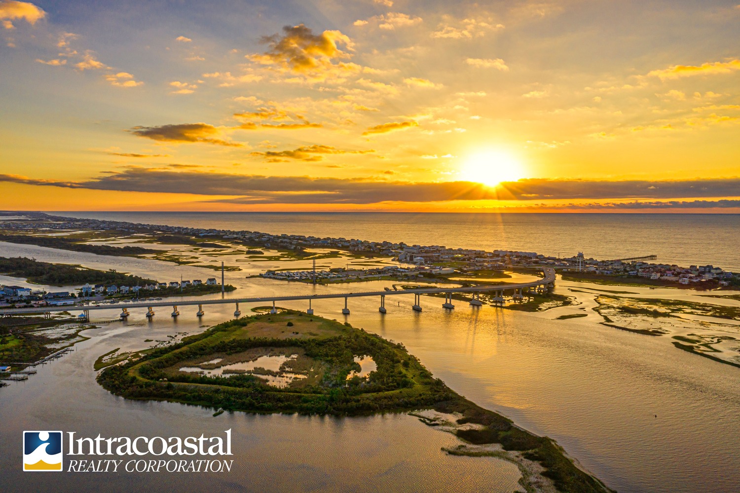 Sunrise over Topsail Island