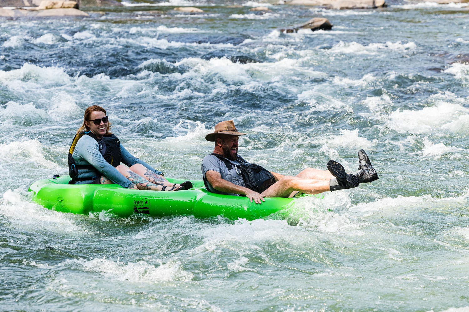 Palmetto Outdoor, tubing in Columbia, Saluda River Tubing, whitewater tubing South Carolina