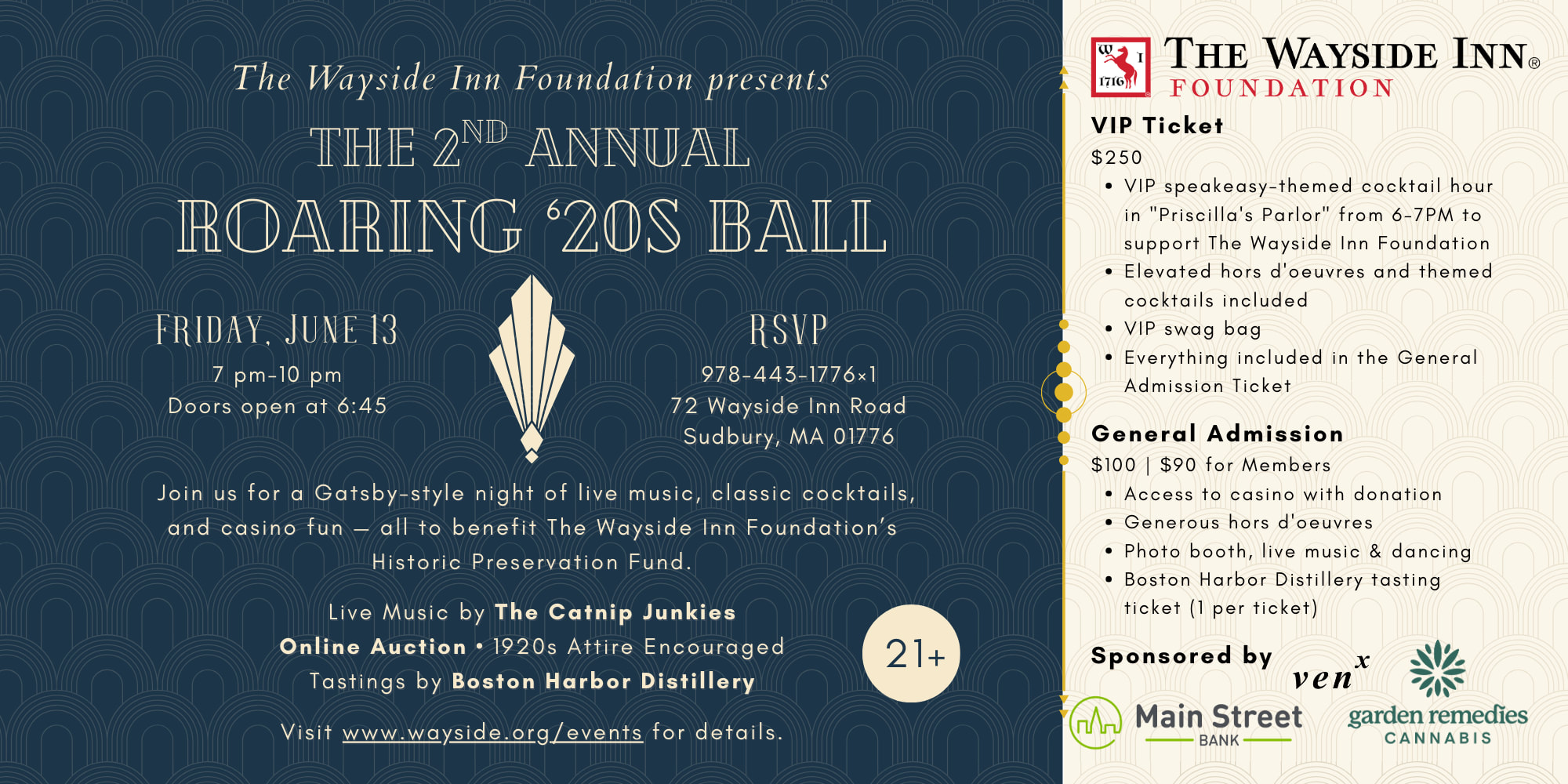 Roaring '20s Ball Flyer