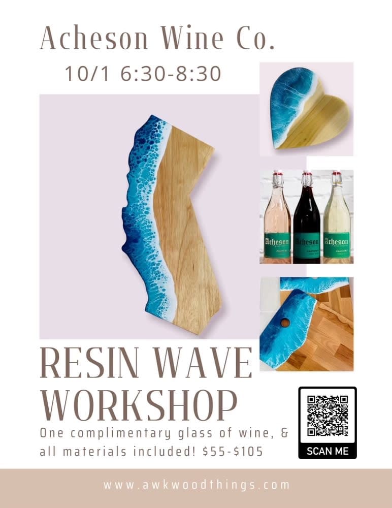 Ocean Wave Resin Workshop