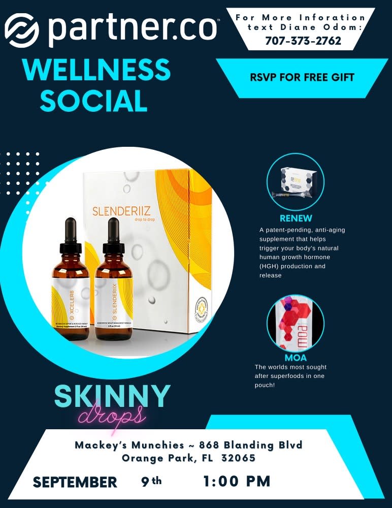 Wellness Social flyer