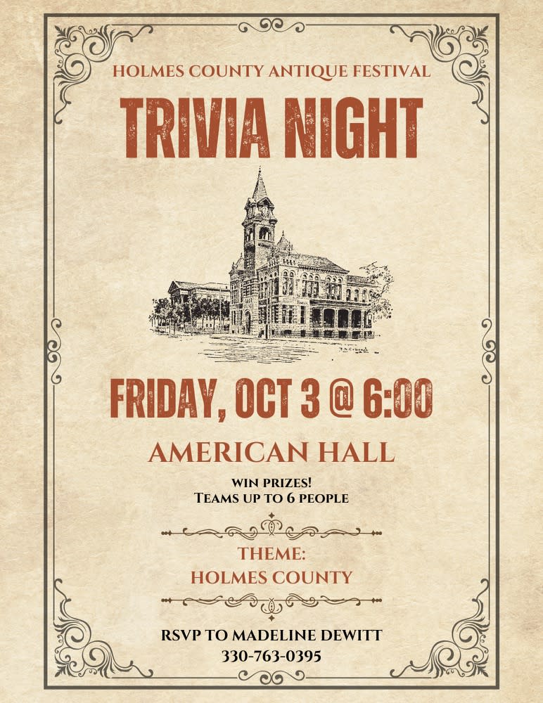 Antique Festival Trivia Night