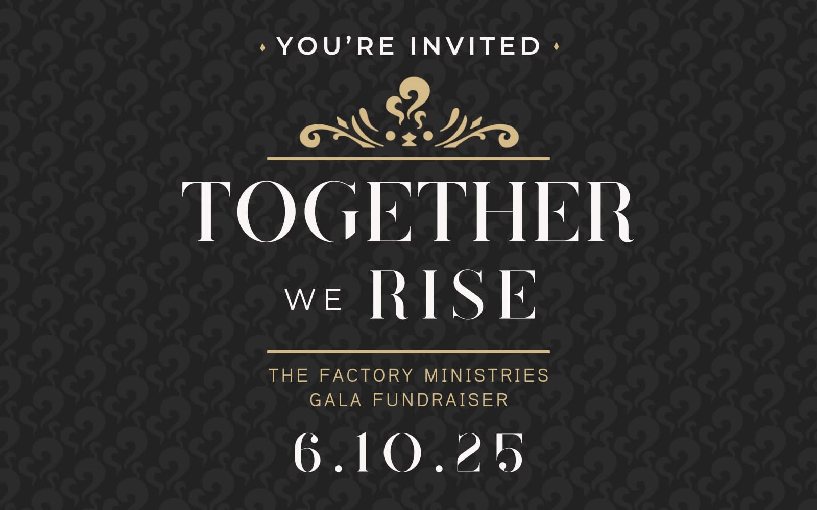 The Factory Minitries Gala Banner