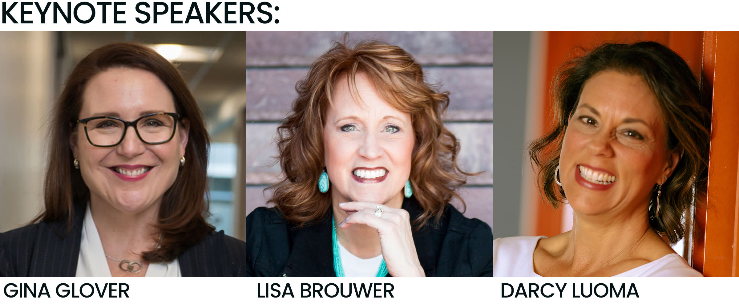 Trio of speakers to headline tenth Women’s Leadership Conference