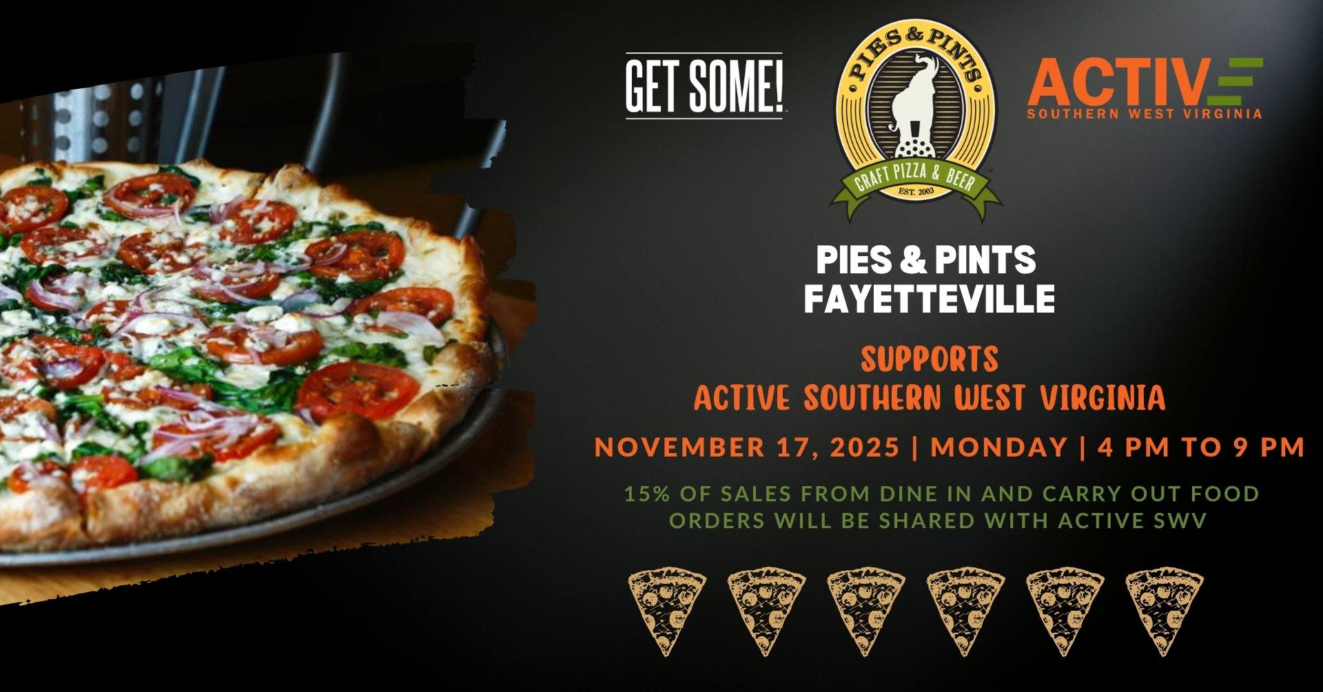 Pies & Pints Profit Share Night, Monday, Nov. 17
