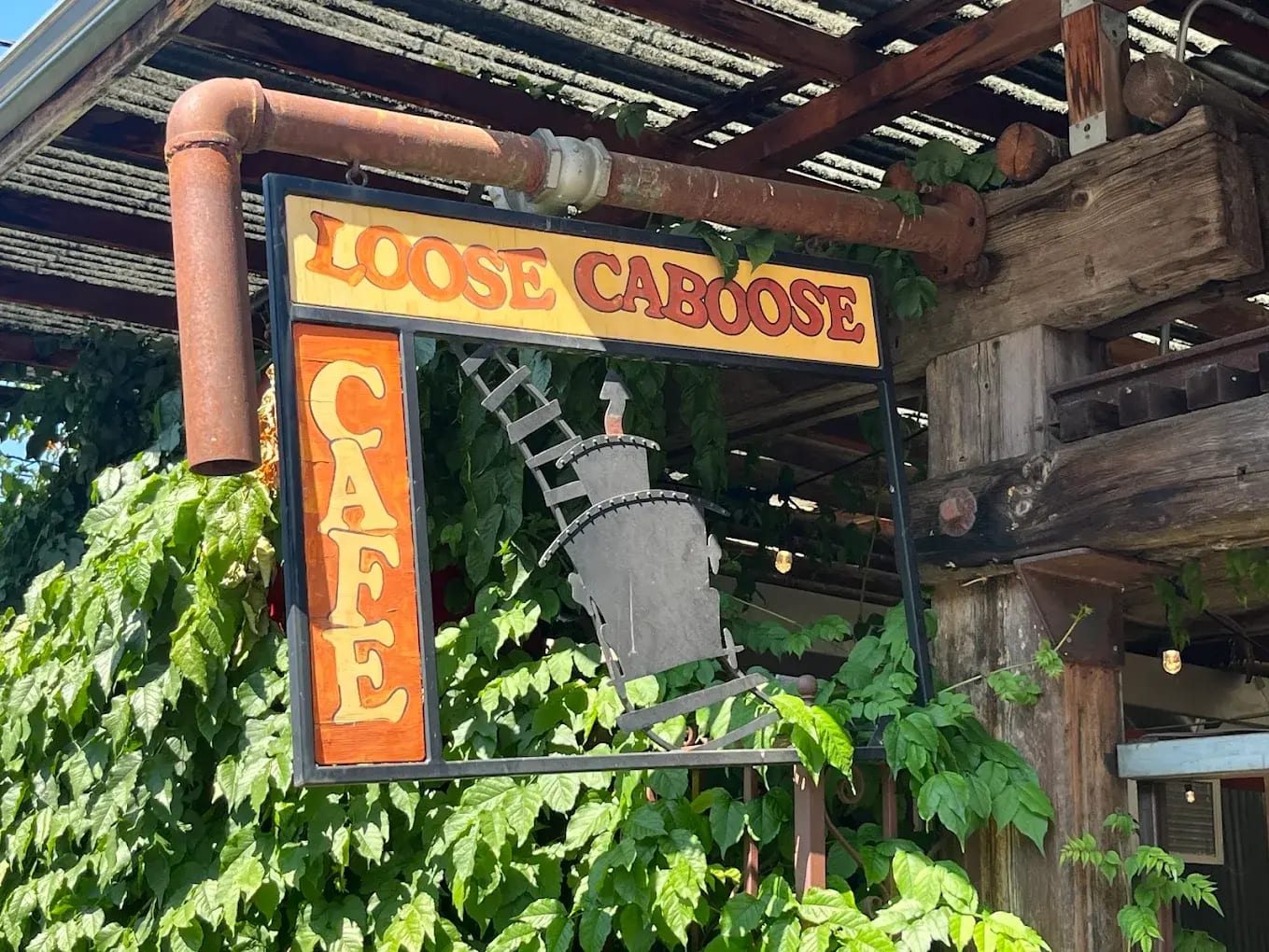 Loose Caboose Cafe Sign