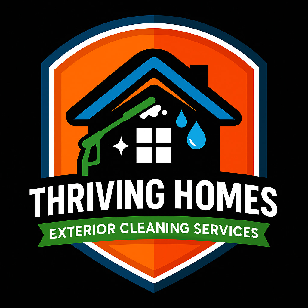 Thriving Homes Exterior Cleaning Services logo – gutter, roof, window, and pressure washing company in Sacramento