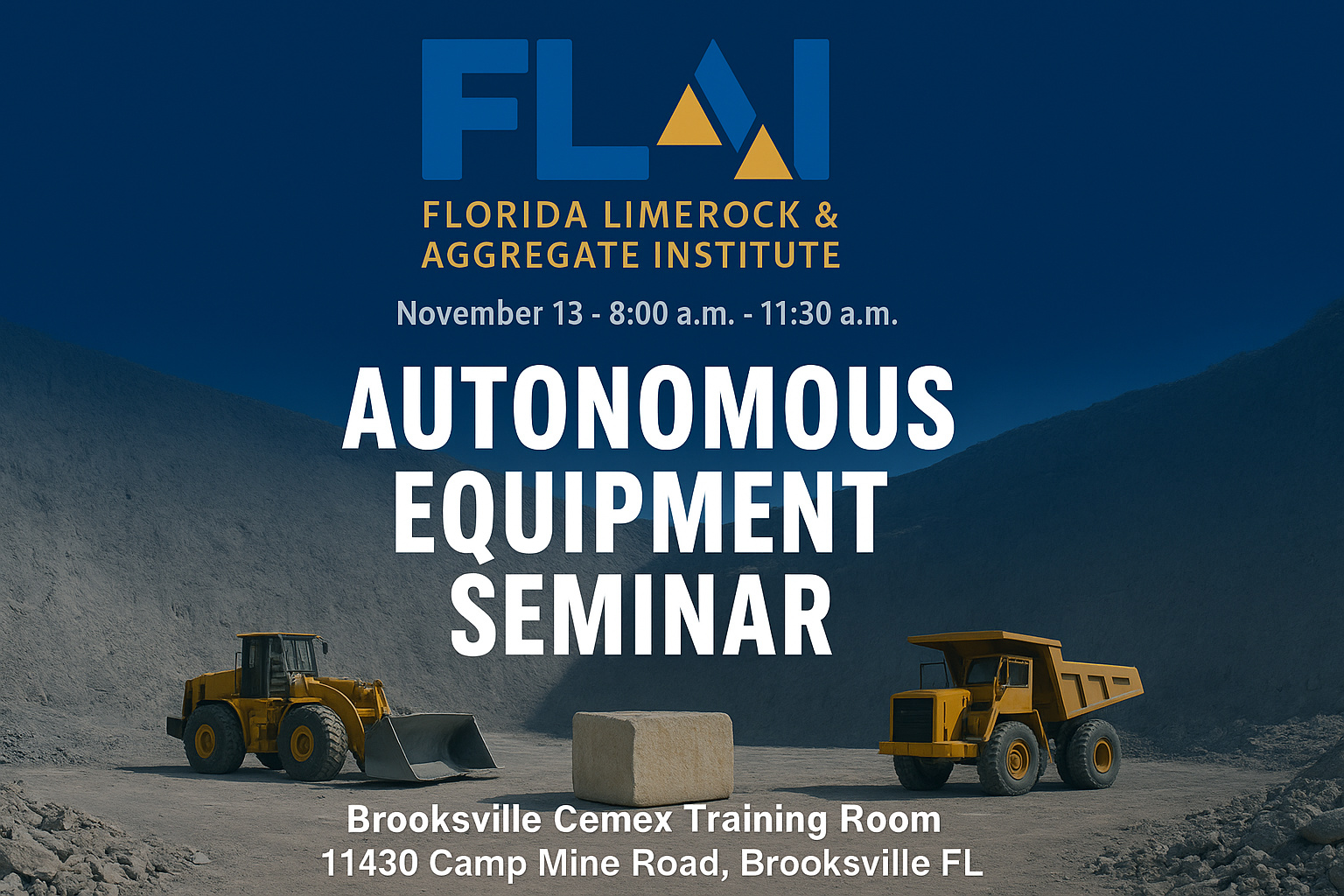 FLAI Autonomous Equipment Seminar