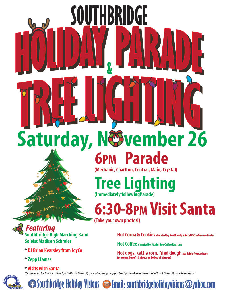 Southbridge Holiday Parade and Tree Lighting